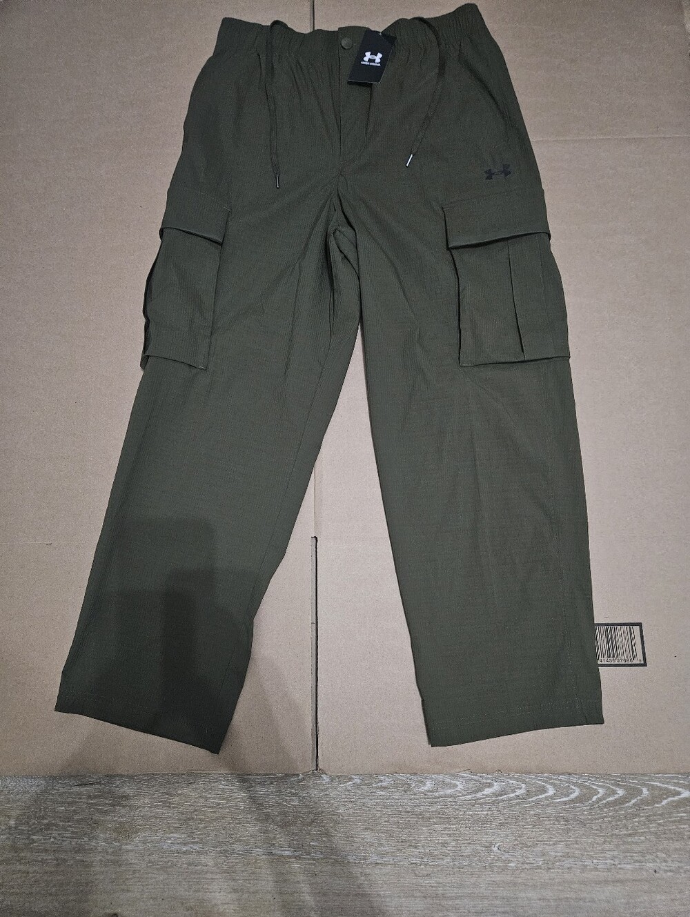 Under Armour Unstoppable Textured Woven Green Pants
